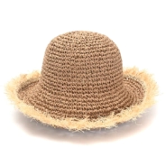 SOMBRERO CAPELINA TEJIDA MULTICOLOR SIMIL CROCHET SKORA