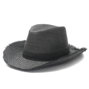 SOMBRERO COWBOY CON CINTA 38x32CM SKORA