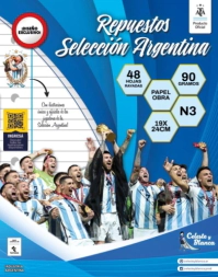 REPUESTO 48 HOJAS N3 RAYADO SELECCION ARGENTINA