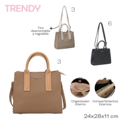 CARTERA TRENDY BEIGE