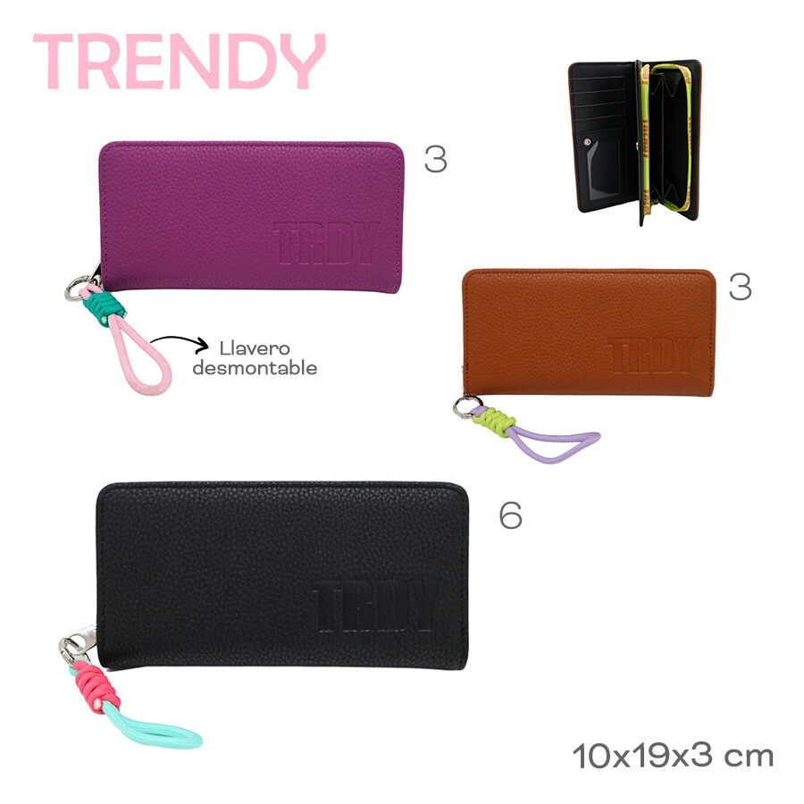 BILLETERA TRENDY SUELA