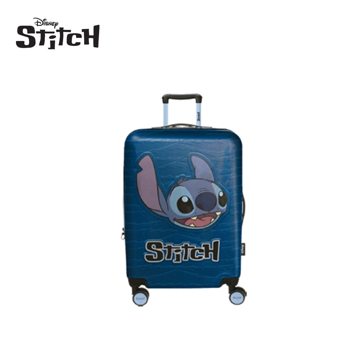 VALIJA CARRY ON 20" ABS+UV AZUL STITCH