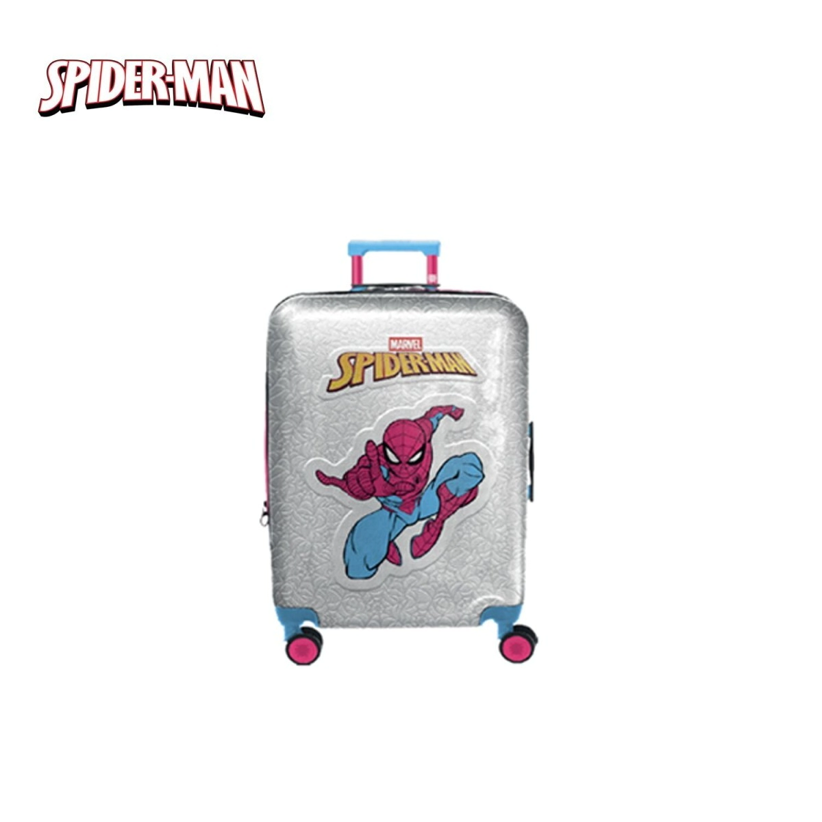 VALIJA CARRY ON 20" ABS+UV BLANCA SPIDERMAN