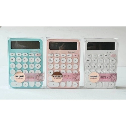 CALCULADORA PREMIUM ESCRITORIO 12 DIGITOS IBICRAFT