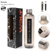 BOTELLA DEPORTIVA CON TAPA 1000ML WANDERLUST