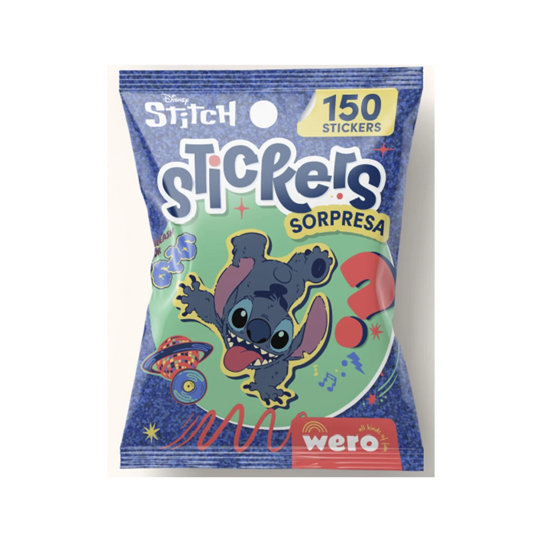 BLOCK STICKERS SORPRESA STITCH WERO