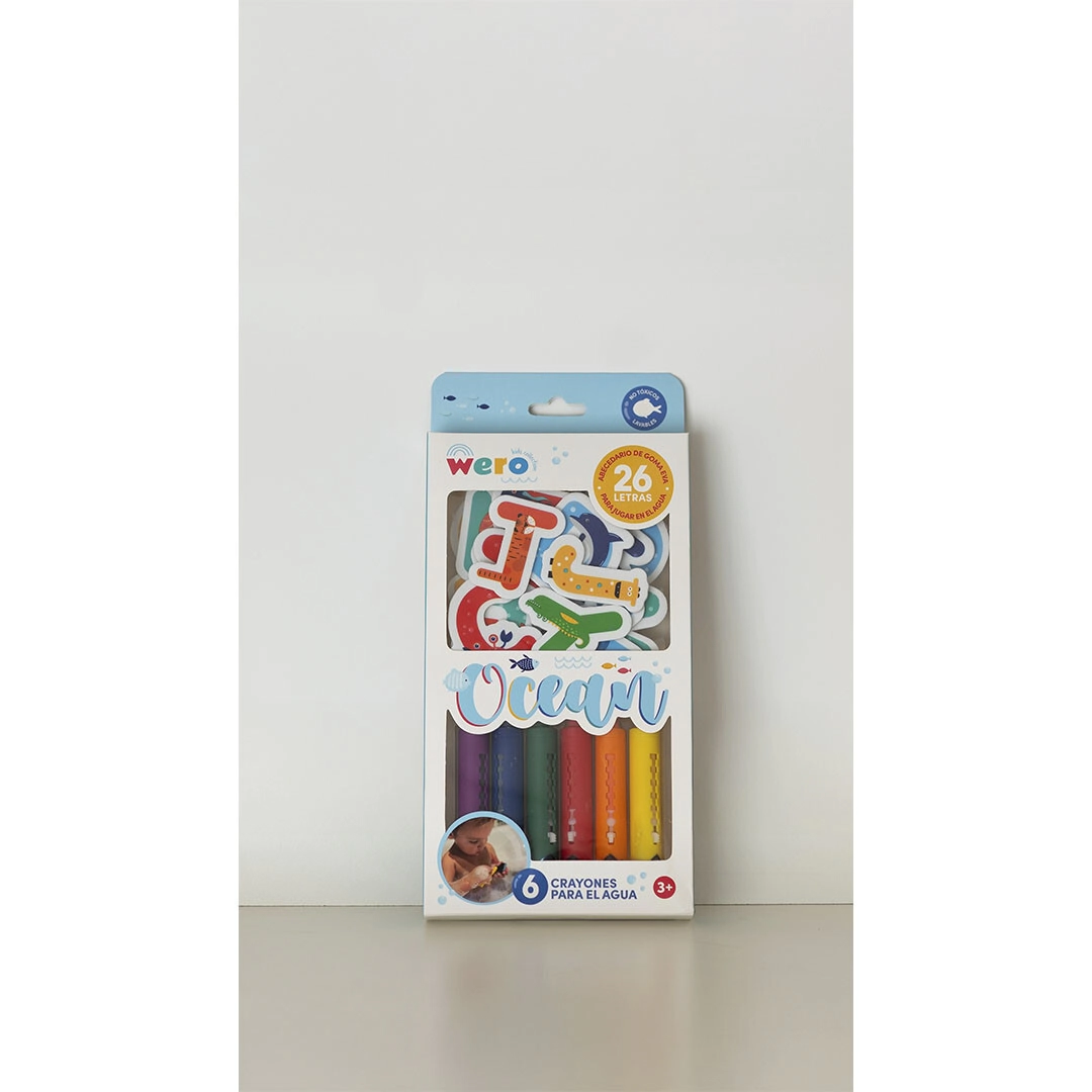 BOX CRAYONES PARA AGUA OCEAN WERO