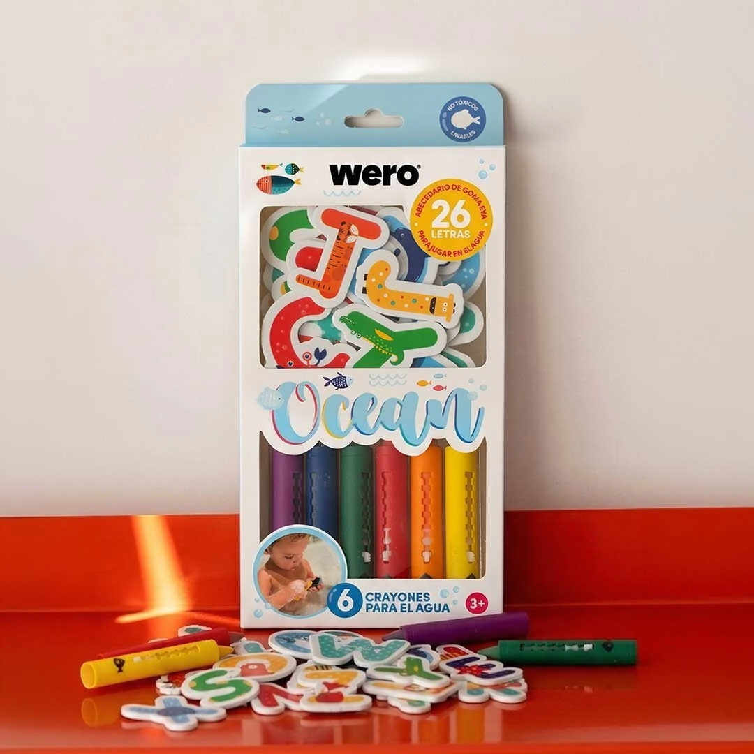 BOX CRAYONES PARA AGUA OCEAN WERO