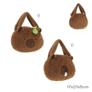 CARTERITA PELUCHE CAPYBARA  INFANTIL TRENDY