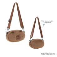 CARTERITA PELUCHE CAPYBARA  INFANTIL TRENDY