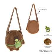 CARTERITA PELUCHE CAPYBARA  INFANTIL TRENDY