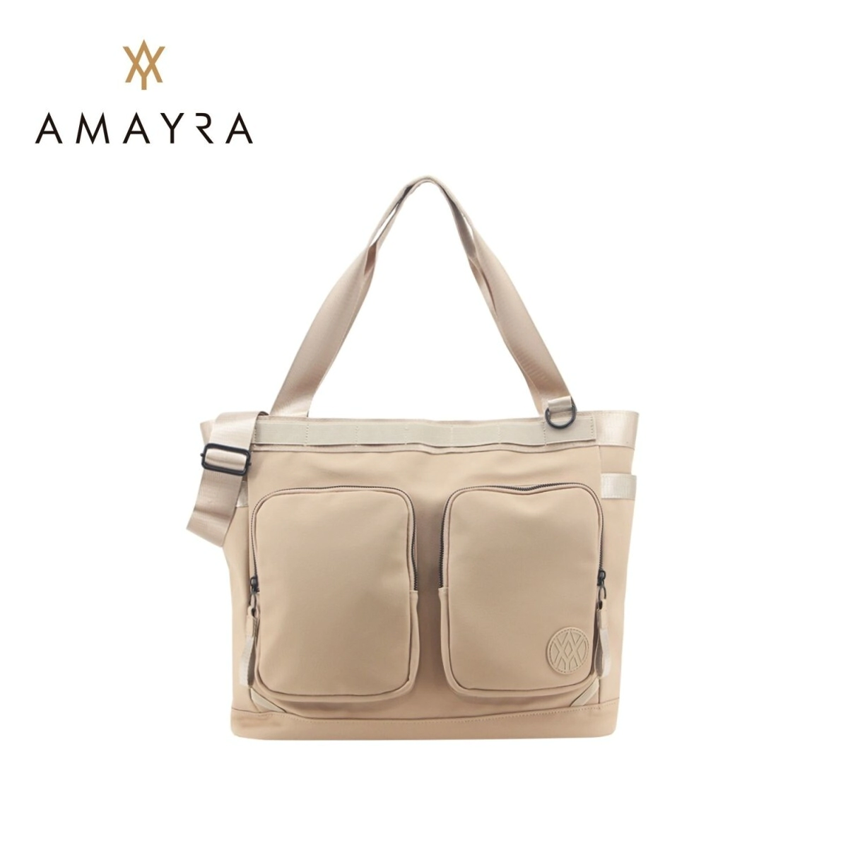 CARTERA AMAYRA CREMA