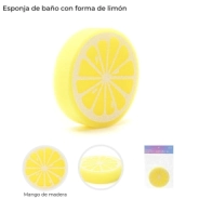 ESPONJA DE BAÑO CON FORMA DE LIMON SKORA