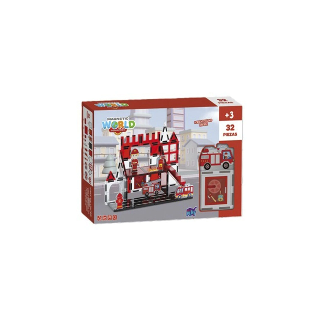 MAGNETICOS BOMBEROS 32 PIEZAS ISAKITO