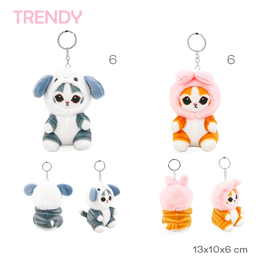 LLAVERO PELUCHE TRENDY