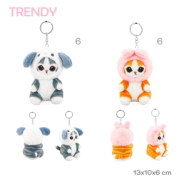 LLAVERO PELUCHE TRENDY
