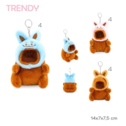 LLAVERO PELUCHE TRENDY CAPIBARA