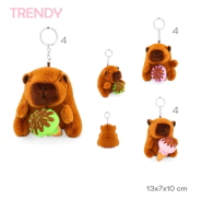 LLAVERO PELUCHE TRENDY CAPIBARA