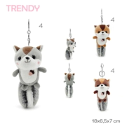 LLAVERO PELUCHE TRENDY