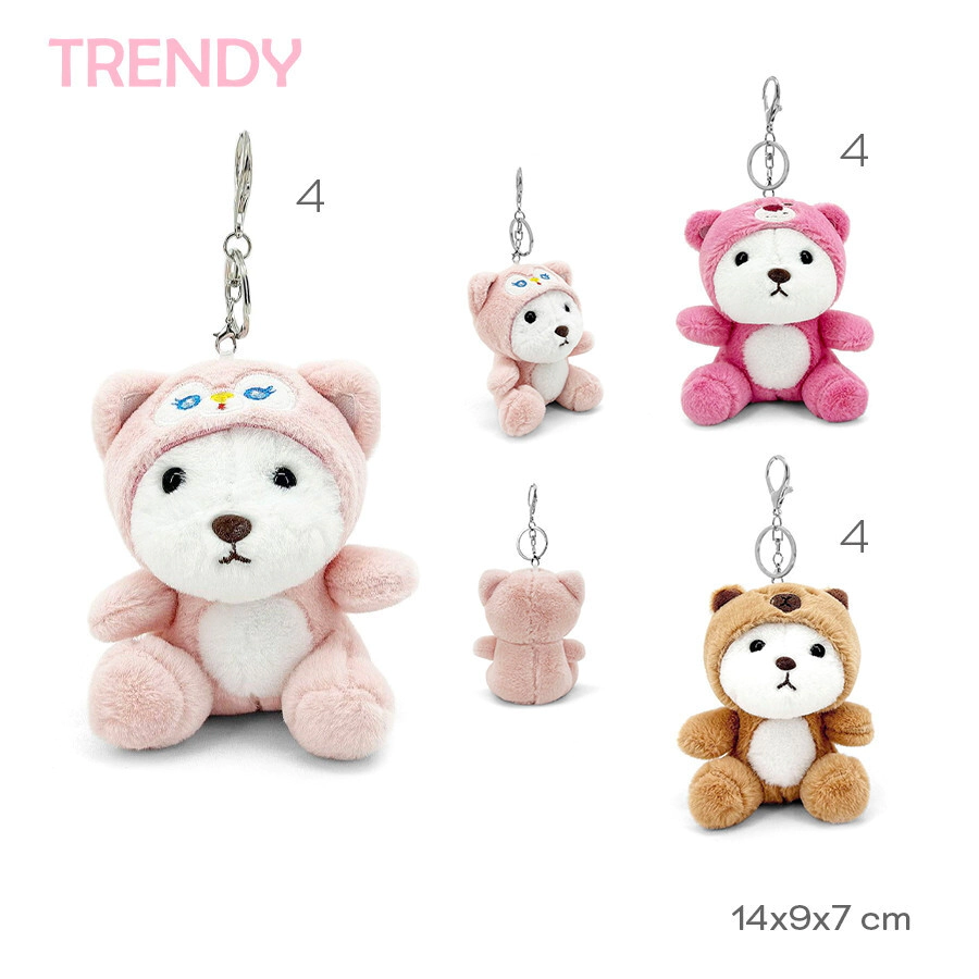 LLAVERO PELUCHE TRENDY