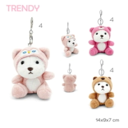 LLAVERO PELUCHE TRENDY