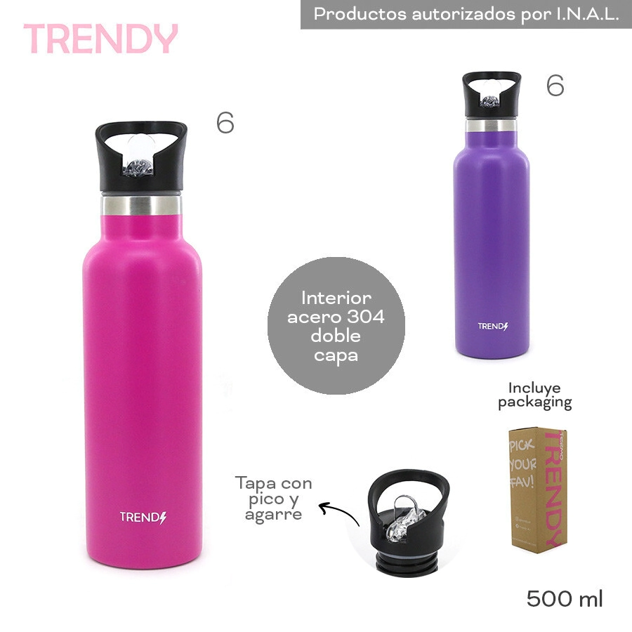 Botella Termica Trendy