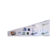 MONOPATIN PLEGABLE METALICO GO SPEED + KIT DE PROTECCION 77x66x13CM 50KG