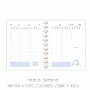 AGENDA N°8 SEMANAL TAPA DURA ETERNITY CLASICA ESPIRAL NORPAC