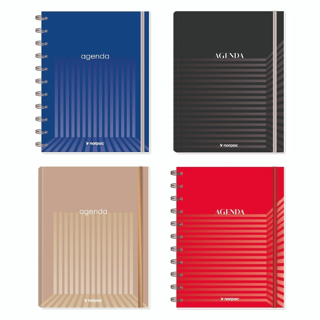AGENDA N8 DIARIA TAPA DURA ETERNITY CLASICA ESPIRAL NORPAC