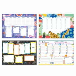 PLANNER SEMANAL PERPETUO EN BLOCK A4 FANTASIA NORPAC