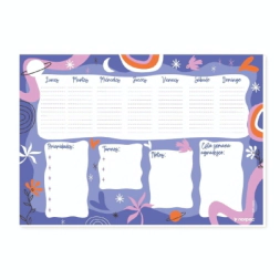 PLANNER SEMANAL PERPETUO EN BLOCK A4 FANTASIA NORPAC