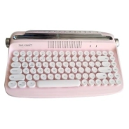 TECLADO VINTAGE BLUETHOOT ROSA IBICRAFT