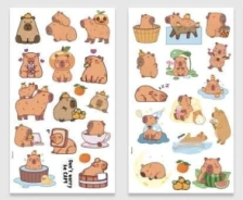 BOTTLE STICKER CAPYBARA