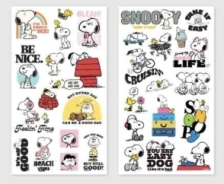 BOTTLE STICKER SNOOPY