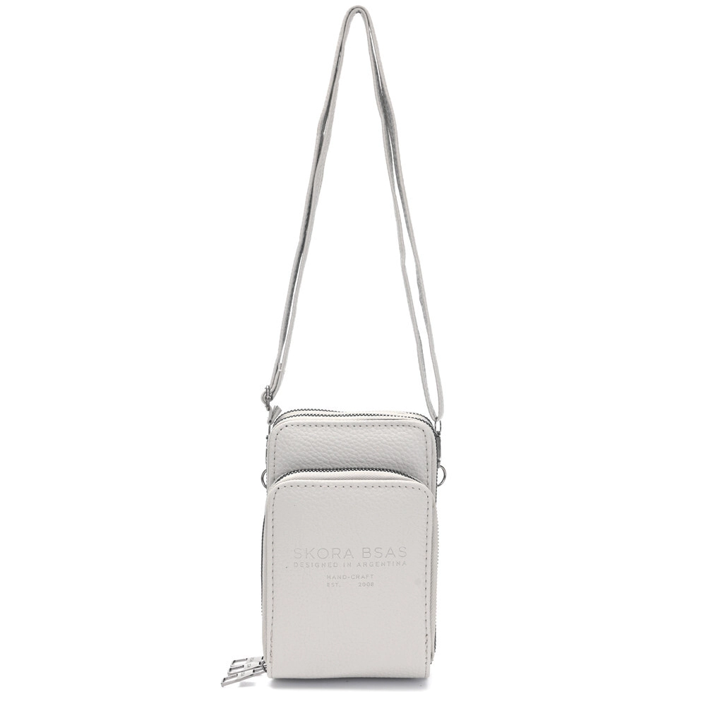BANDOLERA PORTACELULAR NADOR 19x11x7 CM SKORA BLANCO