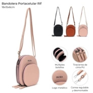 BANDOLERA PORTACELULAR RIF 18x15x6 CM SKORA SUELA