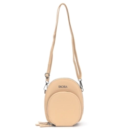 BANDOLERA PORTACELULAR RIF 18x15x6 CM SKORA BEIGE