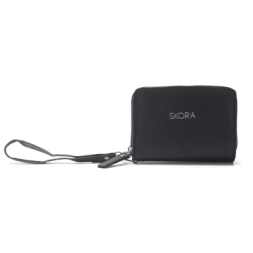 BILLETERA DOBLE CIERRE RIF 13x10 CM SKORA NEGRO