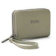 BILLETERA DOBLE CIERRE RIF 13x10 CM SKORA VERDE
