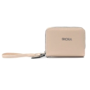 BILLETERA DOBLE CIERRE RIF 13x10 CM SKORA BEIGE