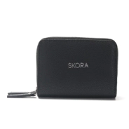 BILLETERA DOBLE CIERRE RIF 13x10 CM SKORA NEGRO