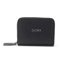 BILLETERA DOBLE CIERRE RIF 13x10 CM SKORA NEGRO