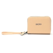 BILLETERA DOBLE CIERRE RIF 13x10 CM SKORA CRUDO