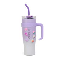 VASO TERMICO GRADIENT CON STICKERS 1200ML CHIMOLA LILA