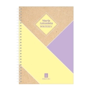 CUADERNO A4 RAYADO TAPA SEMIRIGIDA DOLCEZZA ROZINI