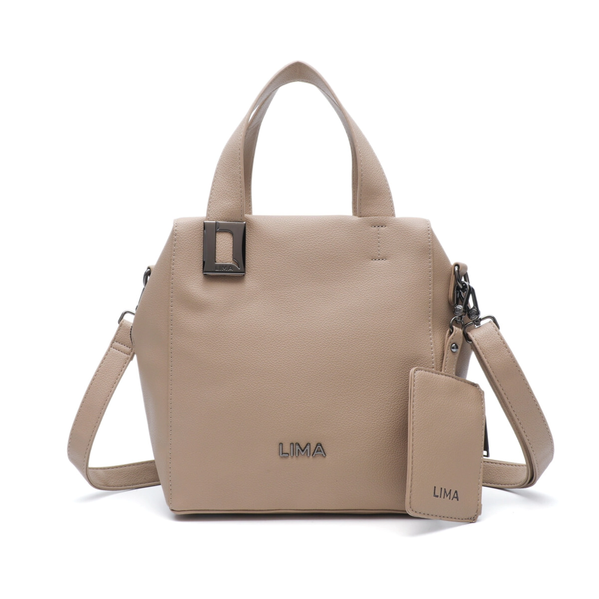 CARTERA TOTE LOLA LIMA TAUPE
