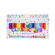MARCADORES COLORES CLASICOS / PASTEL / NEON  X 30 KIRUKI