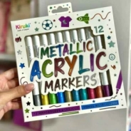 MARCADORES ACRILICOS METALIZADOS X 12 KIRUKI