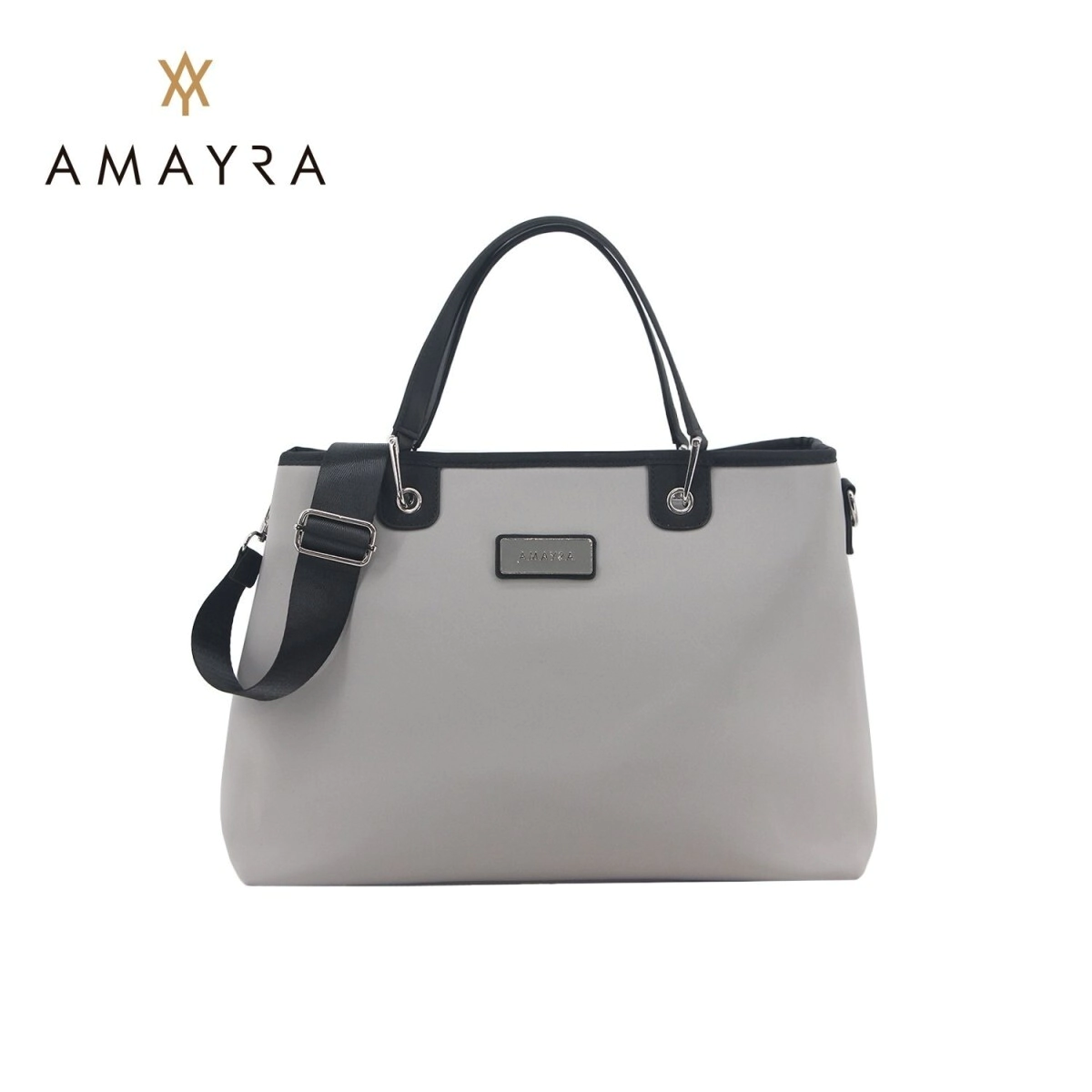 CARTERA AMAYRA GRIS