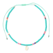 COLLAR CANUTILLOS TURQUESA SKORA
